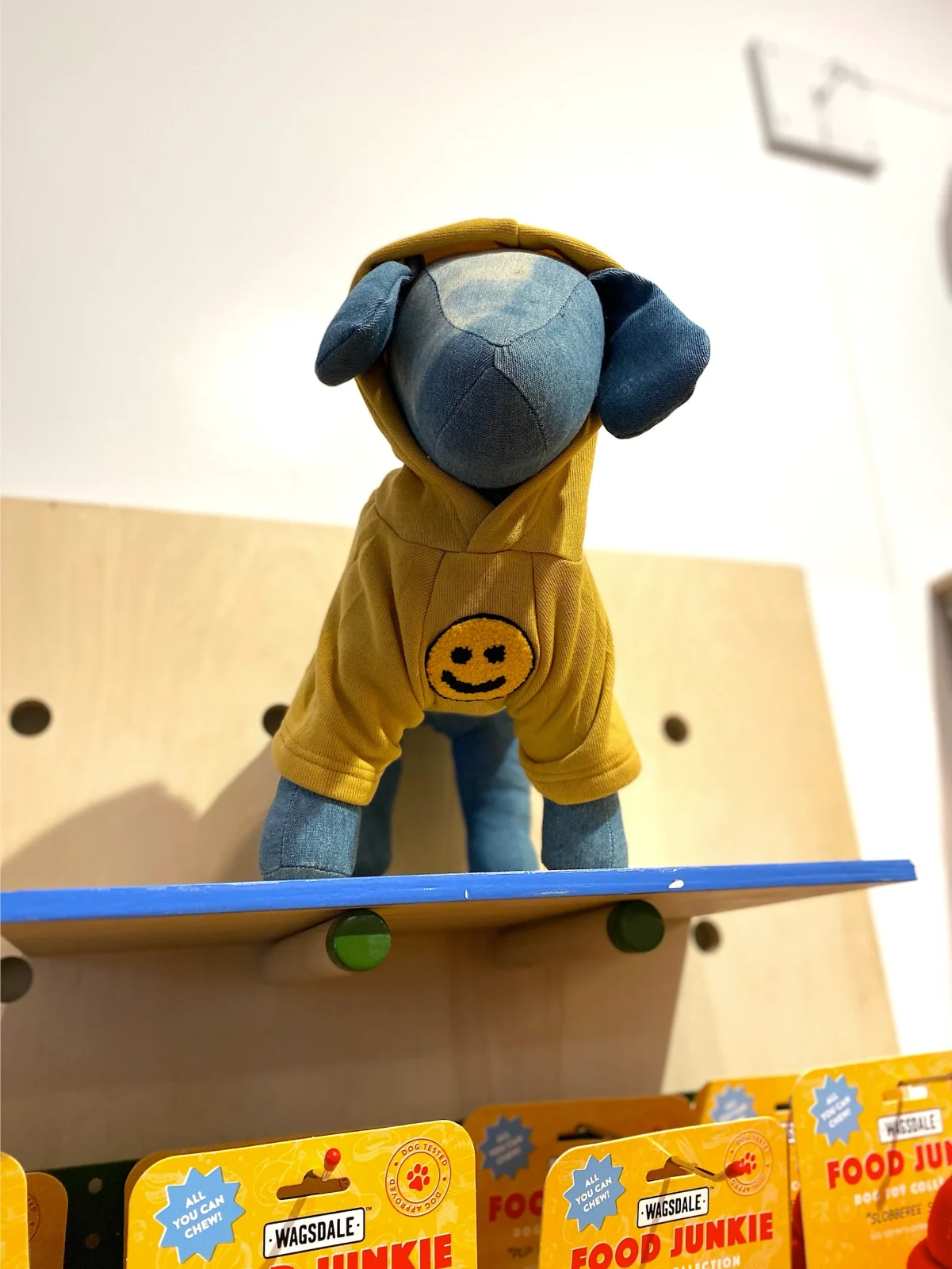 Have A Nice Day Dog Hoodie in Yellow (Made in the USA)(FINAL SALE)