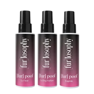 Set of 3 FurPoof Pet Fragrance by [Fur]losophy
