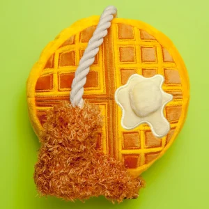 Chicken & Waffles Brunch Squeaky Plush Dog Toy