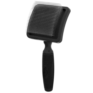 Long Pin Slicker Brush Black by Kenchii