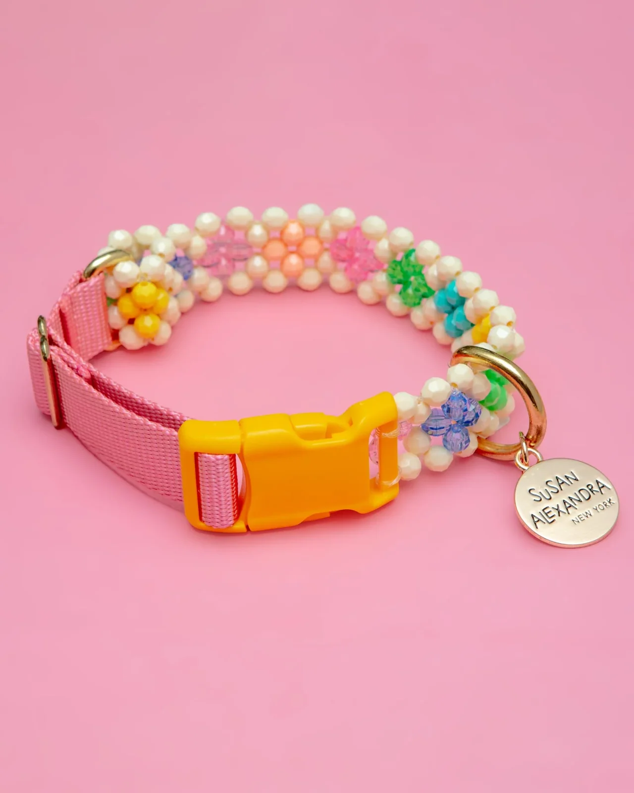 Broadway Beaded Dog Collar in Matinee (Made in the USA) - Image 2