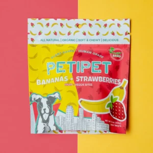Bananas & Strawberry Organic Dog Treats
