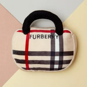 Furberry Handbag Plush Squeaky Dog Toy