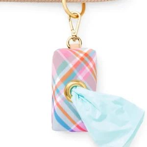 Blooming Plaid Waste Bag Dispenser (Made in the USA)