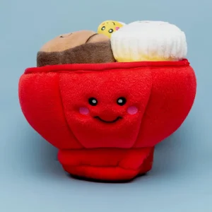 Ramen Bowl Burrow Dog Toy