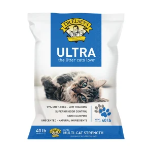 Dr. Elsey's Precious Cat Ultra Clumping Multi-Cat Clay Cat Litter - Unscented, Low Tracking