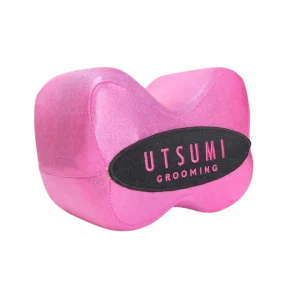 Pink Poodle Pillow Medium by Utsumi
