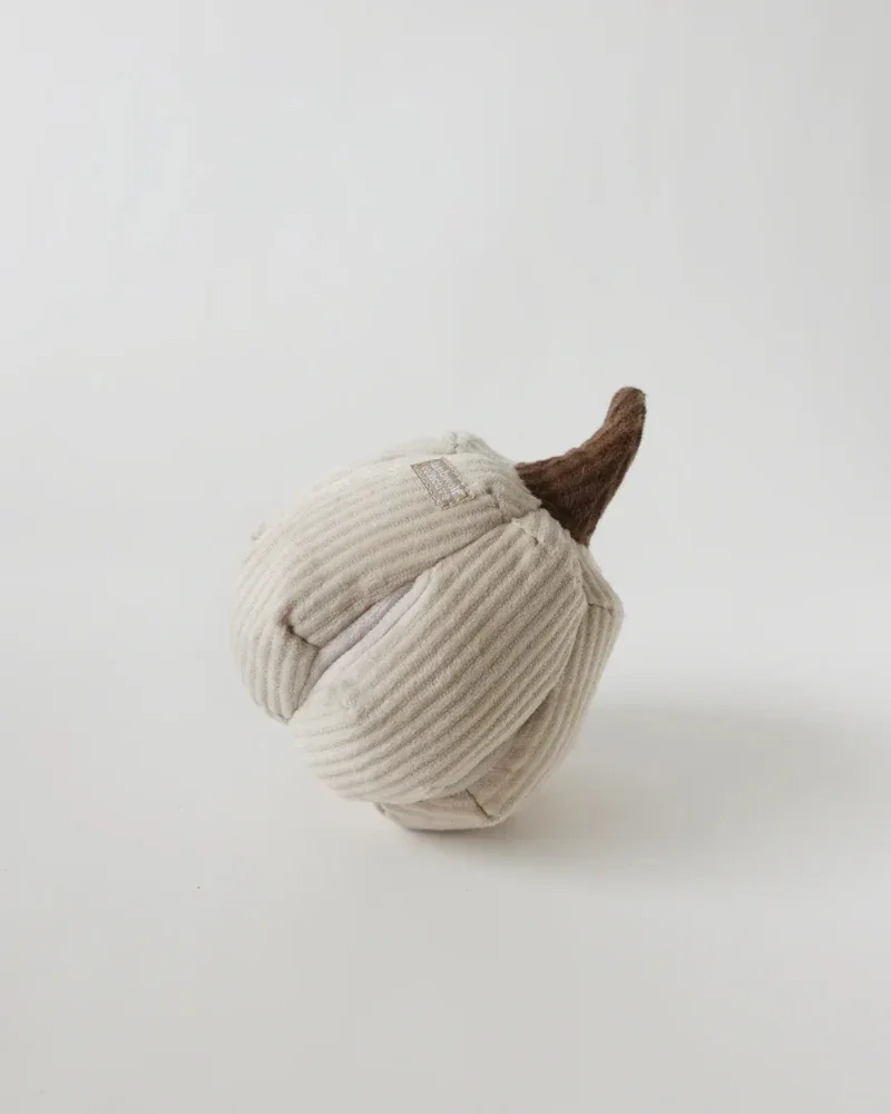 White Mini Pumpkin Snuffle Plush Toy for Dogs - Image 2