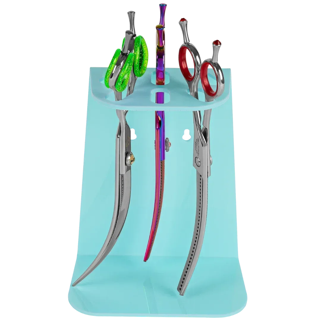 6 Scissor Tabletop and Wall Mount Holder Aqua by PetStore.Direct - Image 2