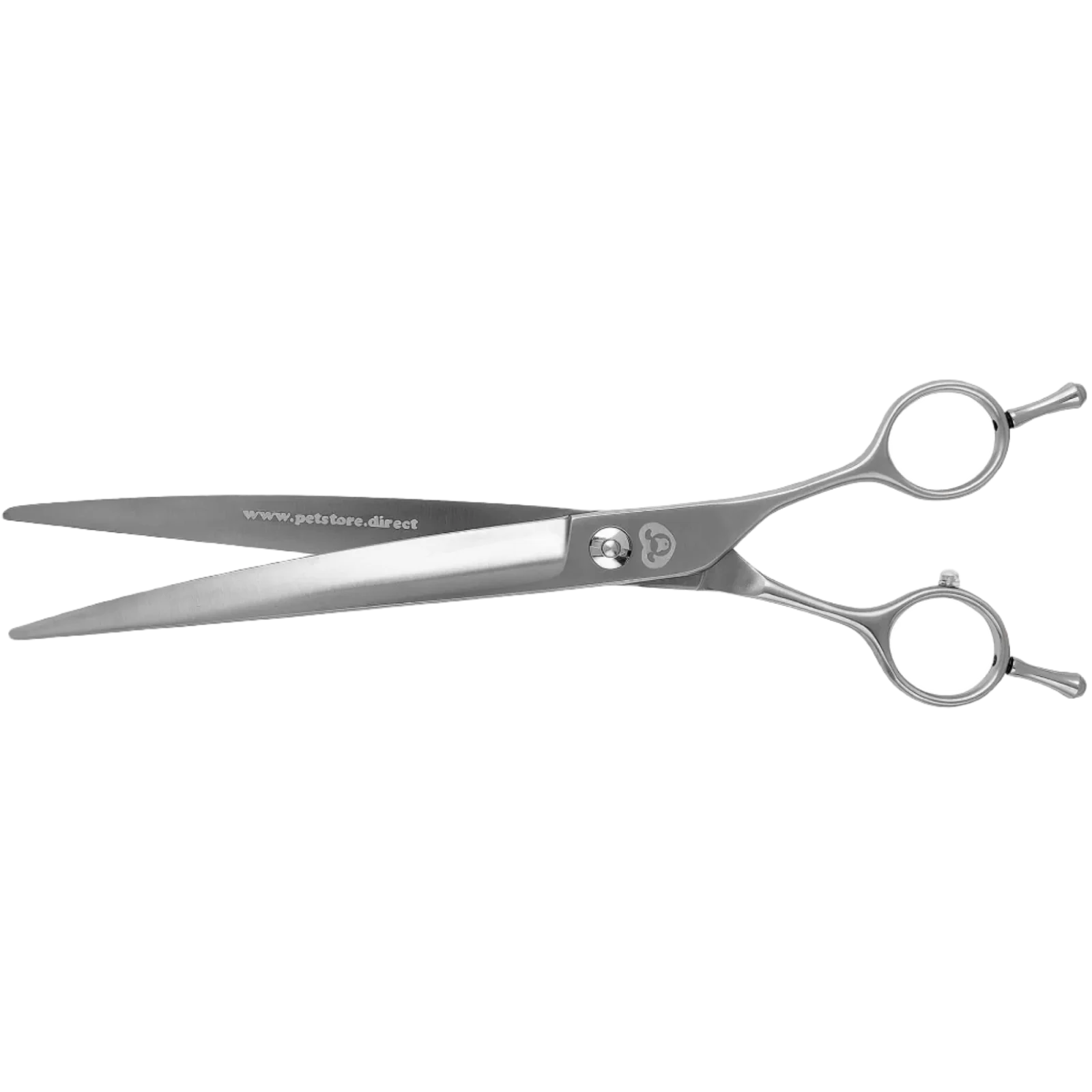 8" Premium Curved Grooming Shears with opposite handles by PetStore.Direct