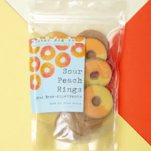 Gummy Peach Ring Dog Biscuits (FINAL SALE)