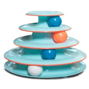 Chase Meowtain Cat Track Toy, Blue