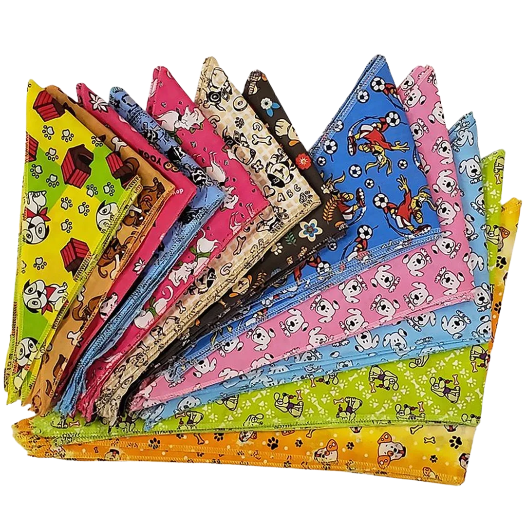 Doggie Bandanas - 60 Assorted Sizes and Patterns by Bandanas Unlimited - Image 2