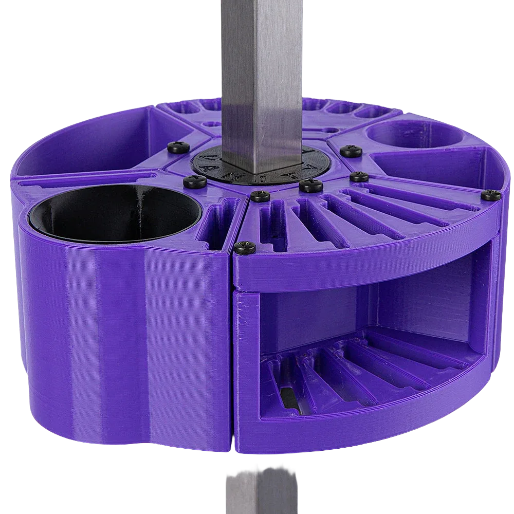 Houndabout Round Tool Caddy Purple by Vanity Fur - Image 2
