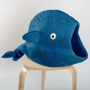 Blue Whale Wool Pet Cave