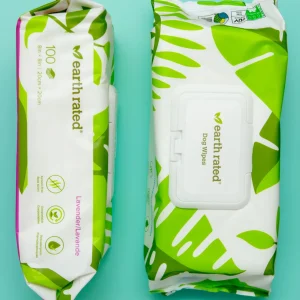 100 Count Dog Grooming Wipes in Unscented