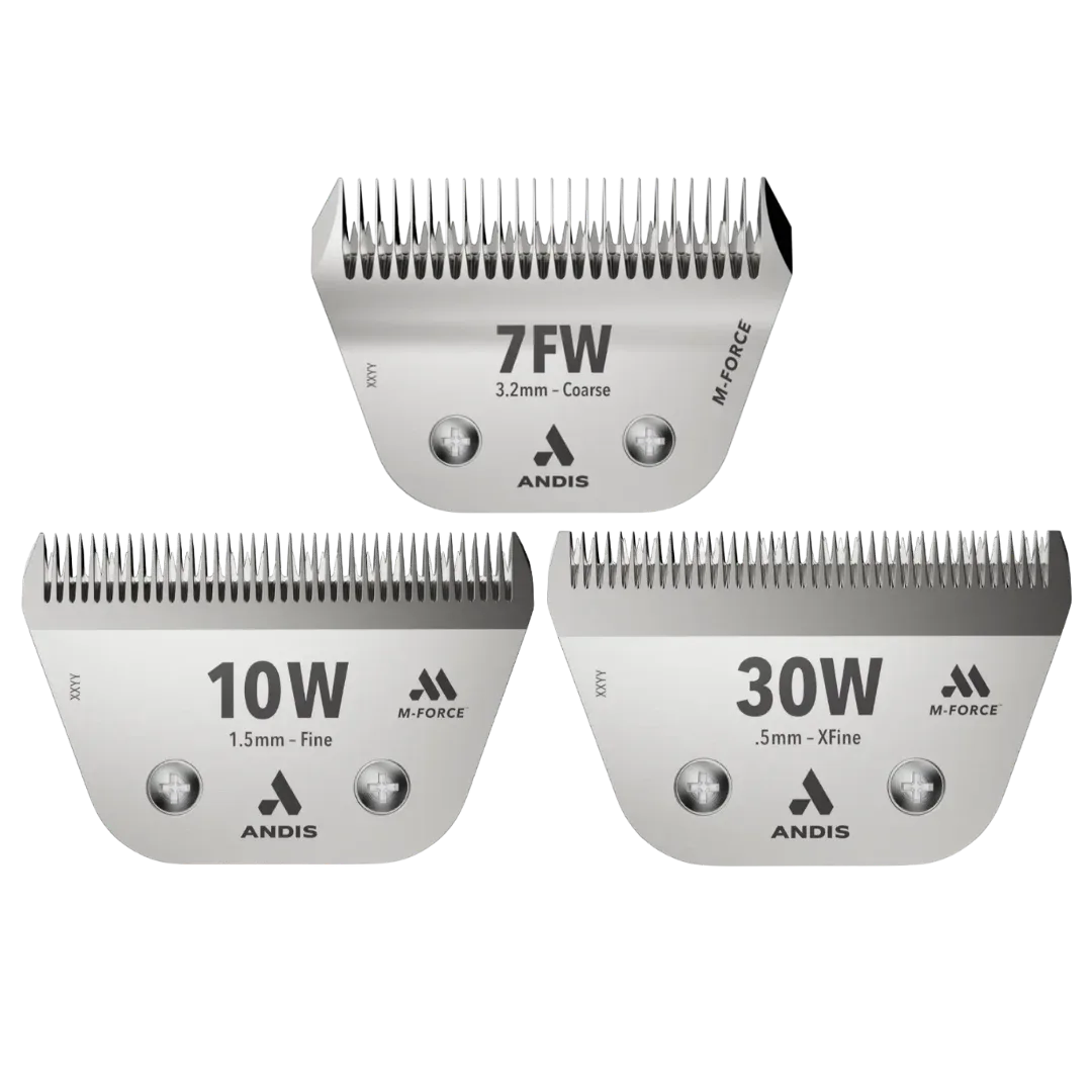 M-Force Wide Blade Set of 3 by Andis