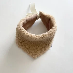 Teddy Dog Bandana in Tan (Made in the USA) (CLEARANCE)