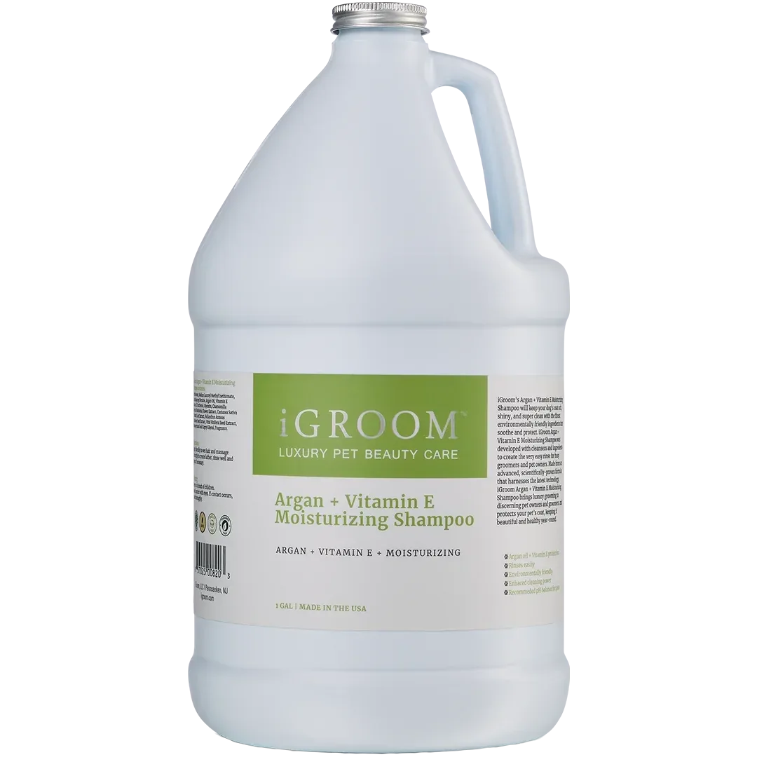 Argan and Vitamin E Shampoo Gallon by iGroom