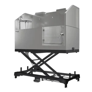 Pre-Order 60" Dog Grooming Electric Tub with Lift-up Door Black by Waggz