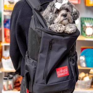 Sirius Traveler Dog Backpack in Black