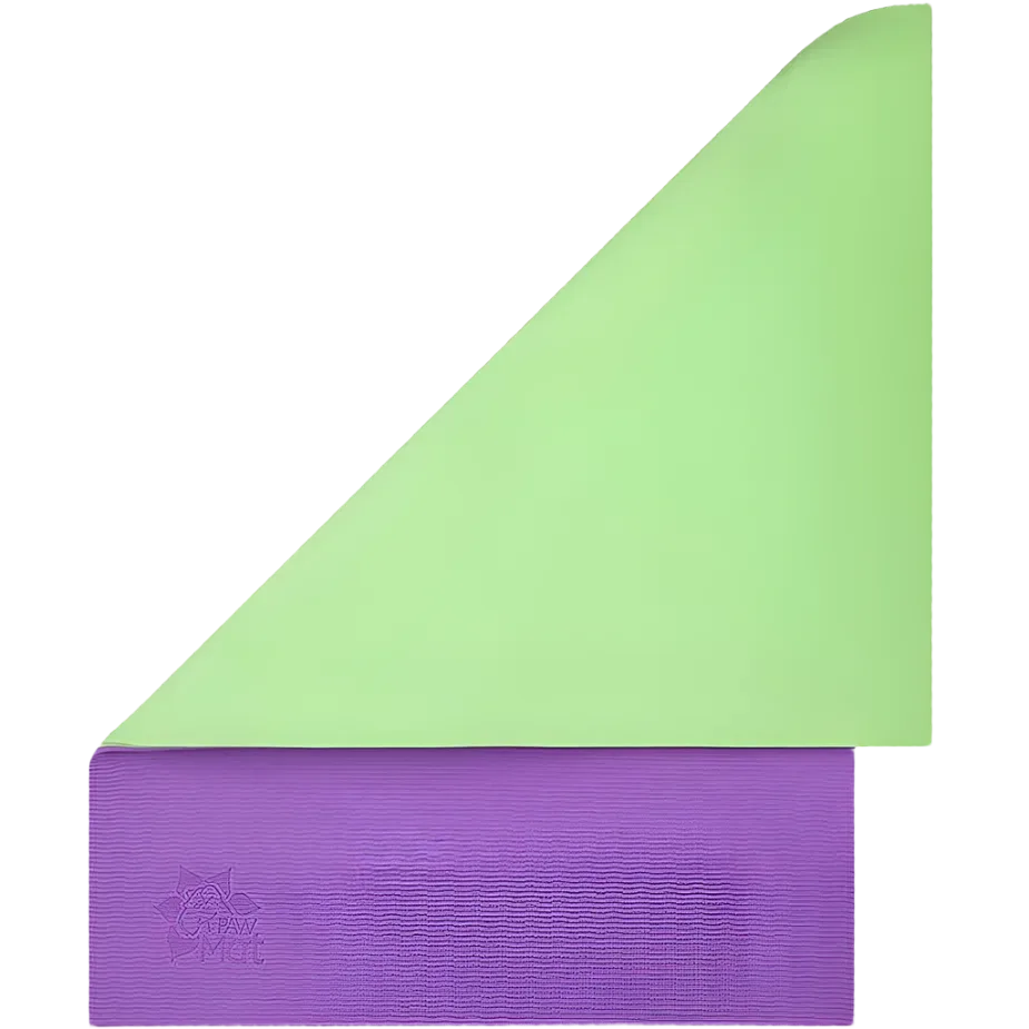 Anti-Fatigue Reversible Dog Grooming Table Mat Green/Purple 36"x24" by PawMat