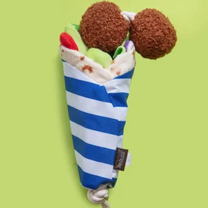 Falafull of Fun Falafel Plush Dog Toy