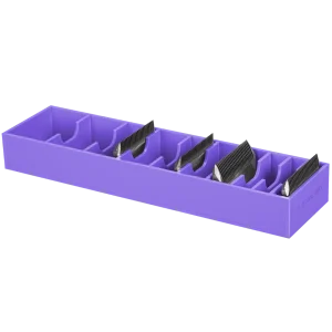 Wide 10 Blades/Combs Guard Holder Lavender by PetStore.Direct