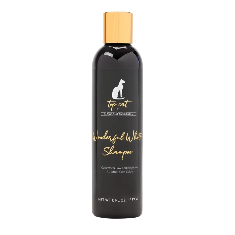 Top Cat Wonderful White Shampoo 8oz by Chris Christensen