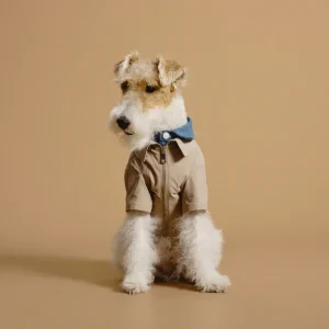 Classic Denim + Khaki Layered Dog Jacket (FINAL SALE)