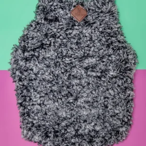 Wubby Quarter-Zip Dog Fleece in Black (FINAL SALE)