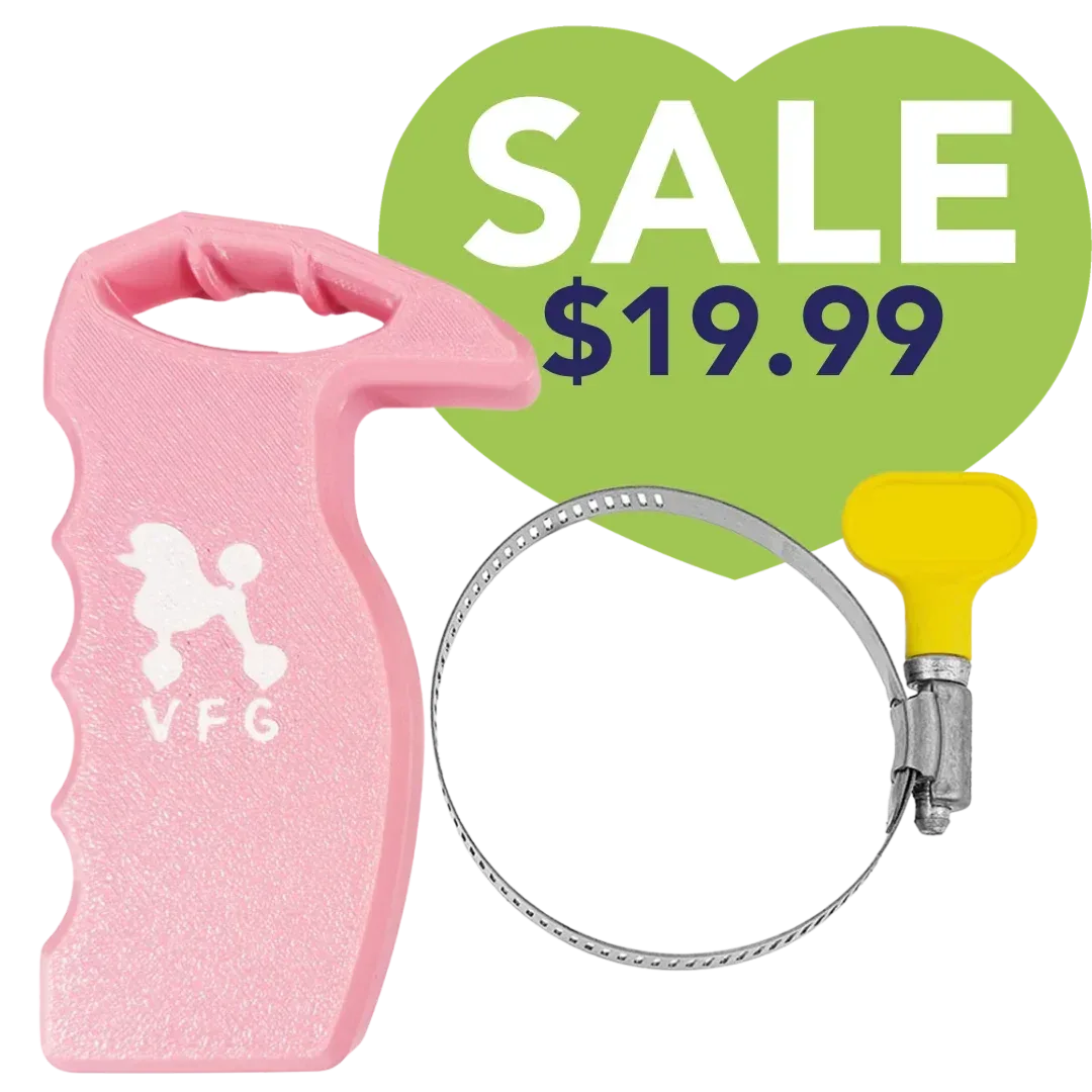 Furm Grip Dryer Handle Light Pink by Vanity Fur