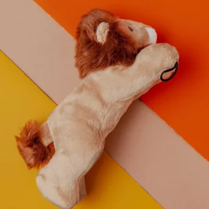Leo the Lion Plush Squeaky Dog Toy
