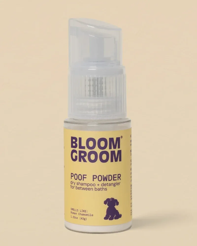 Poof Powder Dry Shampoo & Detangler for Dogs