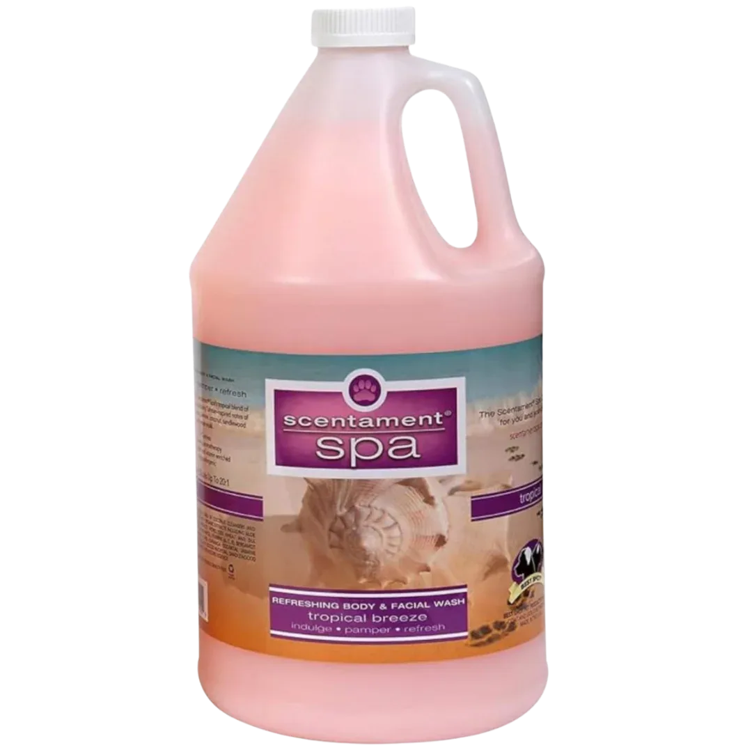 Tropical Breeze Shampoo 1Gallon Scentament Spa by Best Shot