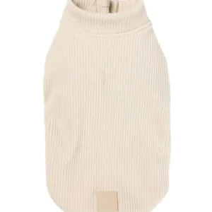 Ribbed Knit Dog Pullover in Sandstone (FINAL SALE)