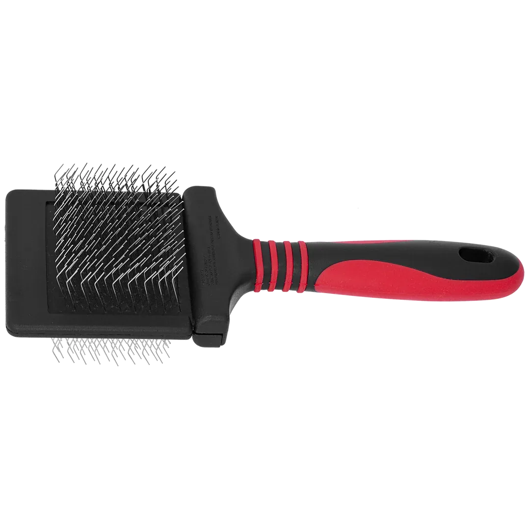 Dematting Extra Firm Red Slicker Brush by Dog Fashion Spa - Image 2