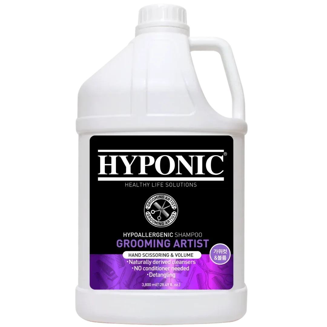 Grooming Artist Shampoo for dogs Hand Scissoring & Volume 3.8L by Hyponic
