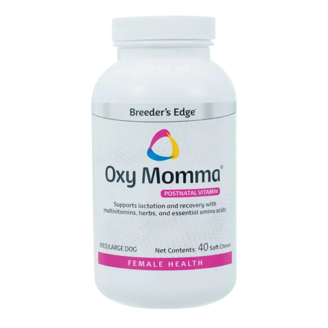 Oxy Momma Soft Chews 40ct Medium & Large Dog by Breeder's Edge