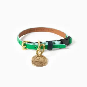Brave Leather Cat Collar (Made in Guatemala)