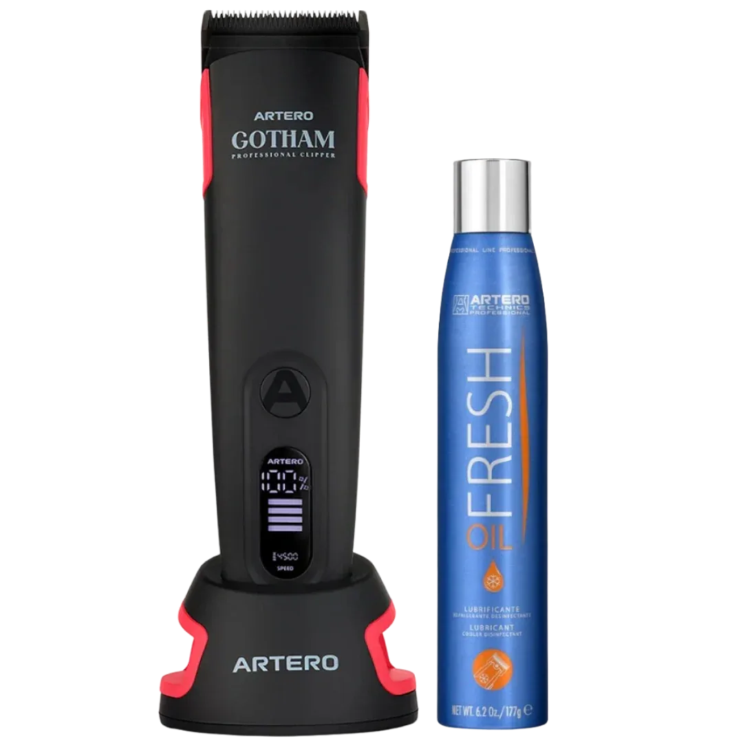 Gotham Clipper Black with Free Oil Fresh by Artero - Image 2