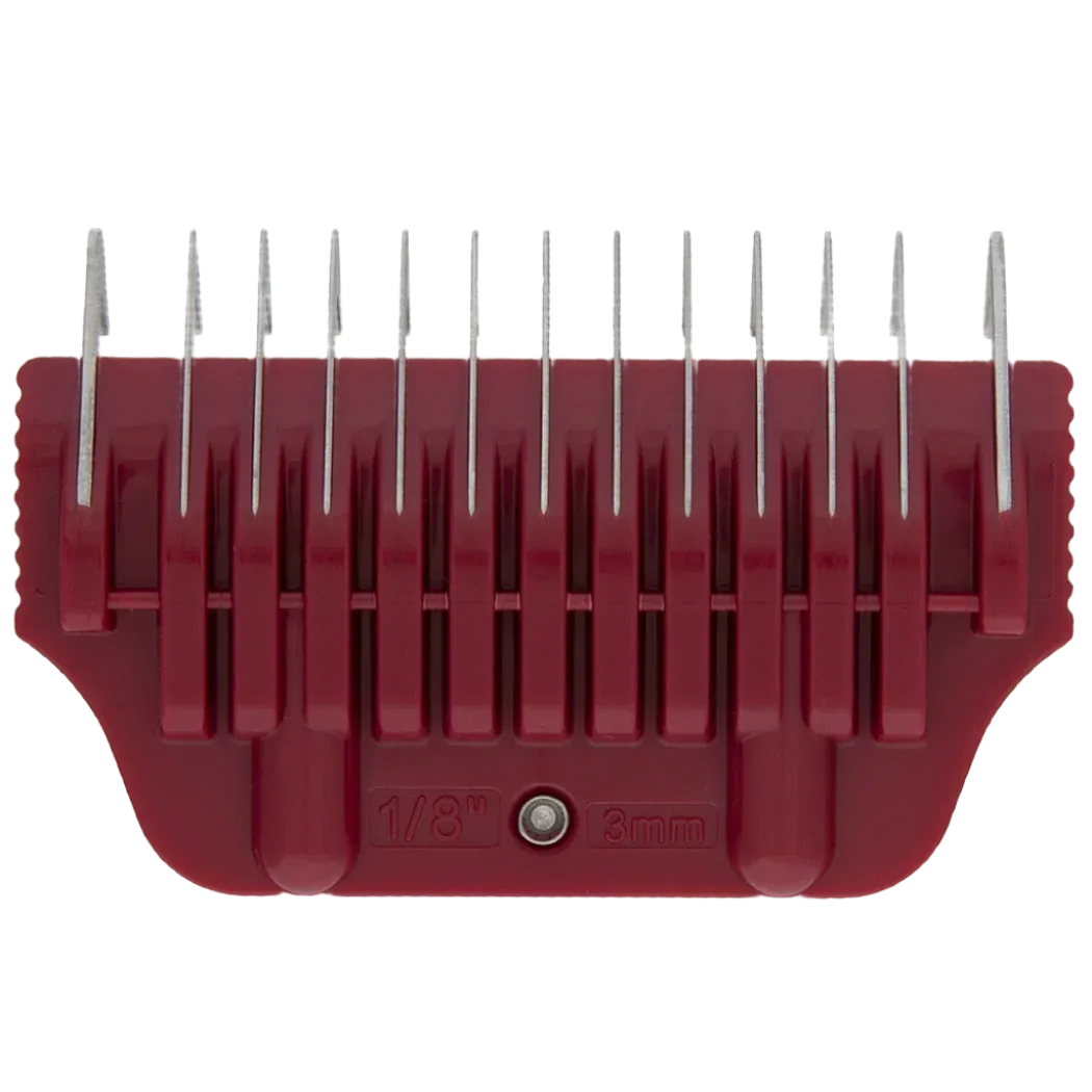 #5 1/8" Maroon Wide Snap on Comb by PetStore.Direct - Image 2