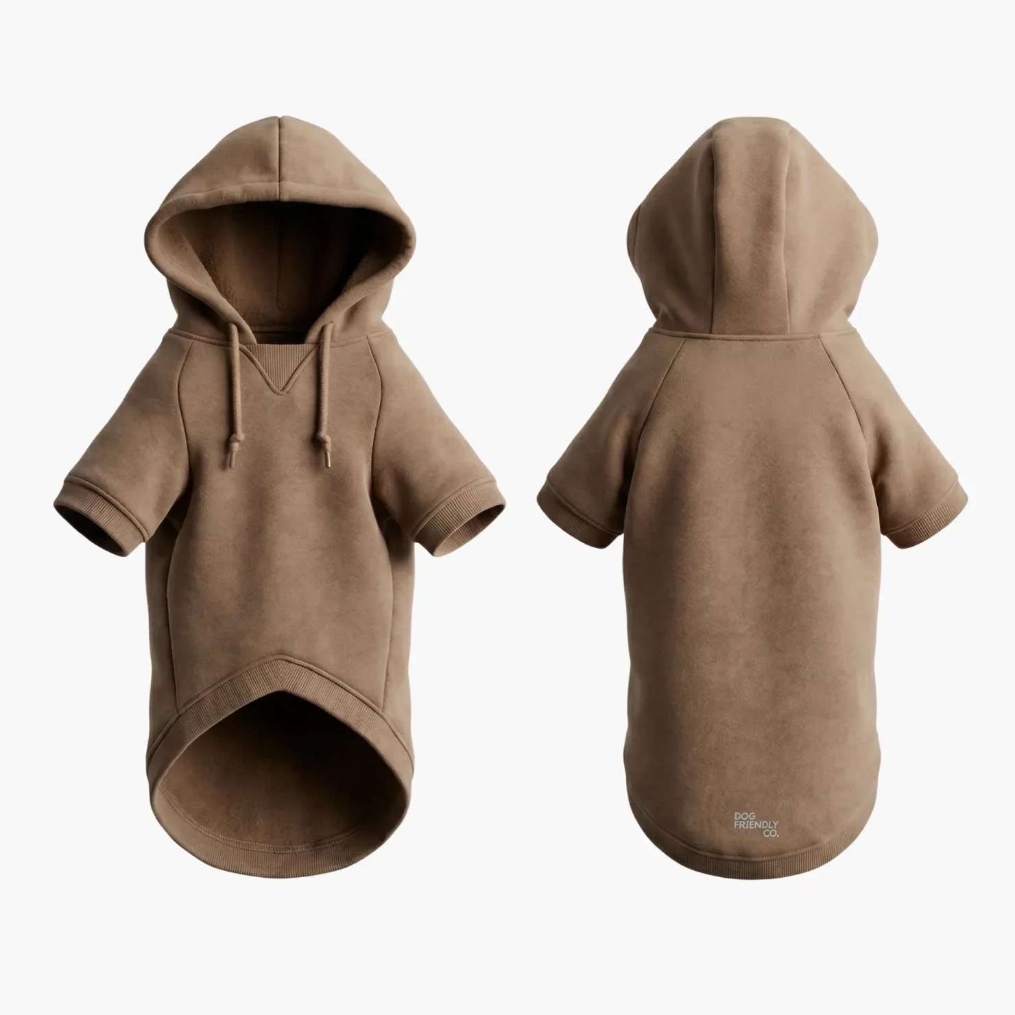 Signature Dog Hoodies - Brown - Image 2