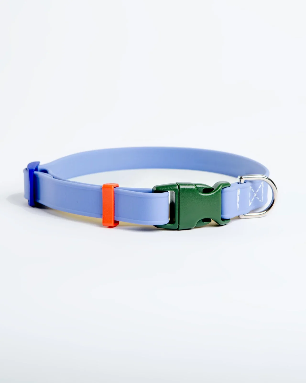 A Walk in the Park Dog Collar in Periwinkle Blue (Made in the USA)