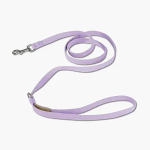 Ultrasuede Small Dog Leash in Black or Lavender (Made in the USA)