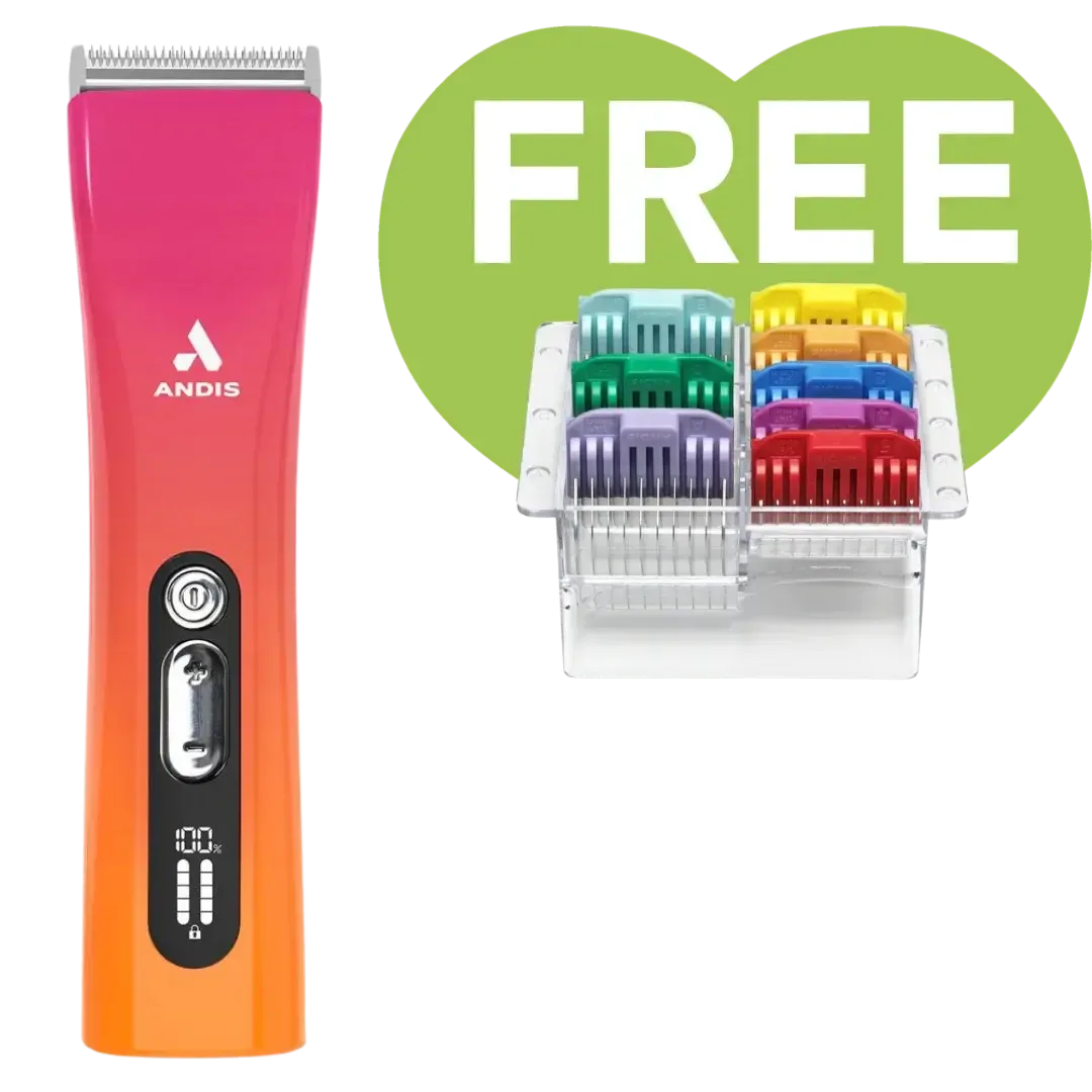 ProClip 5-in-1 Sunset Clipper with Free 8pc Adjustable Comb Set by Andis