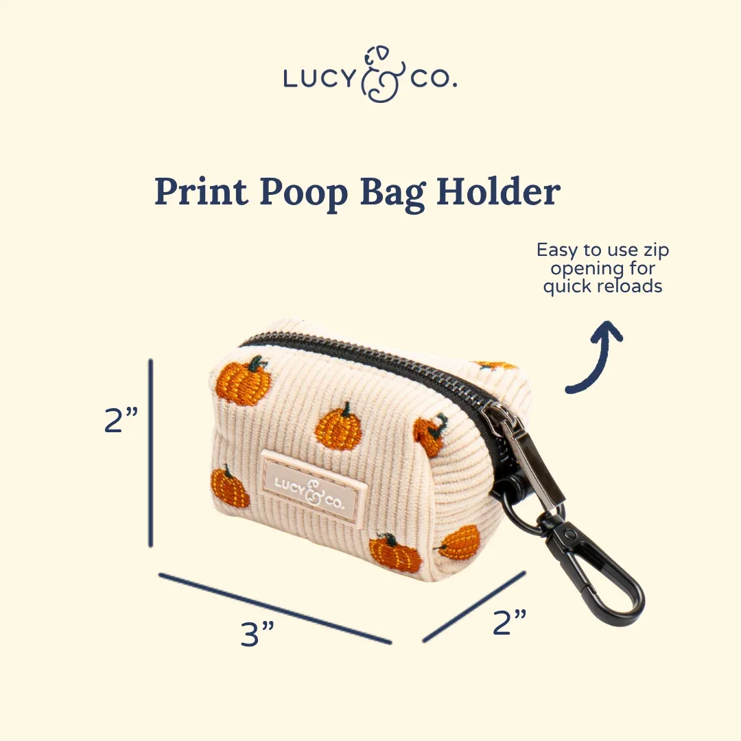 Oh My Gourd Corduroy Poop Bag Holder - Image 2