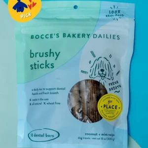 Daily Dental Brushy Sticks for Dogs in Coconut & Mint Recipe
