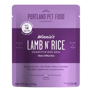Portland Dog Winnie's Lamb N' Rice Homestyle Meal 9 oz. - 8 ct