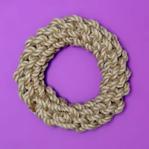 Natural Hemp Rope Ring Dog Toy
